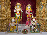 Bhagwan Shri Ram, Shri Sitaji and Shri Hanumanji